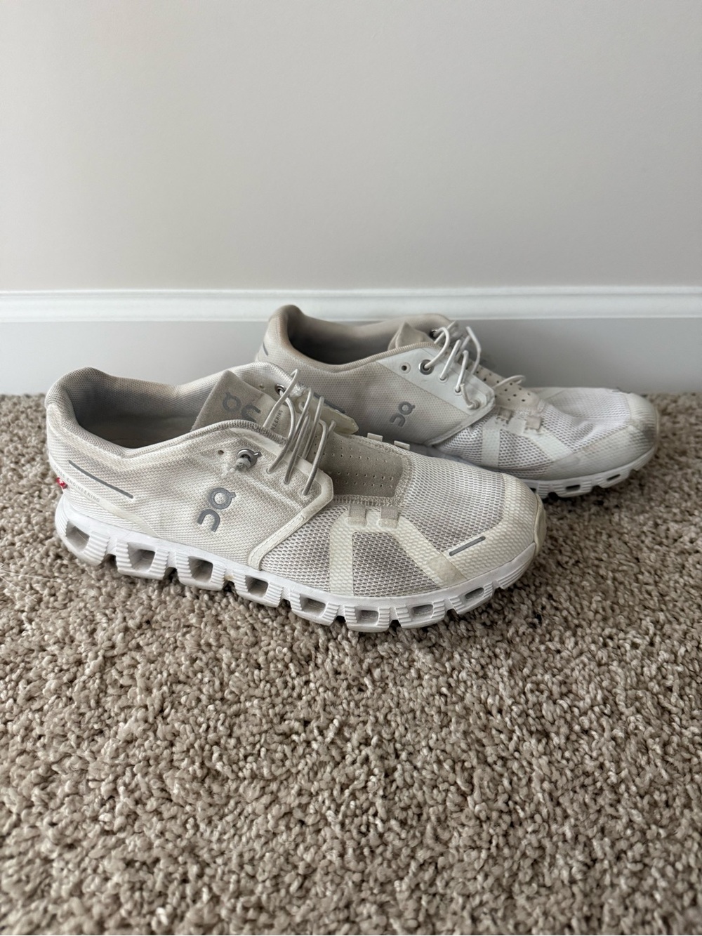 On Cloud 5 White Sneakers